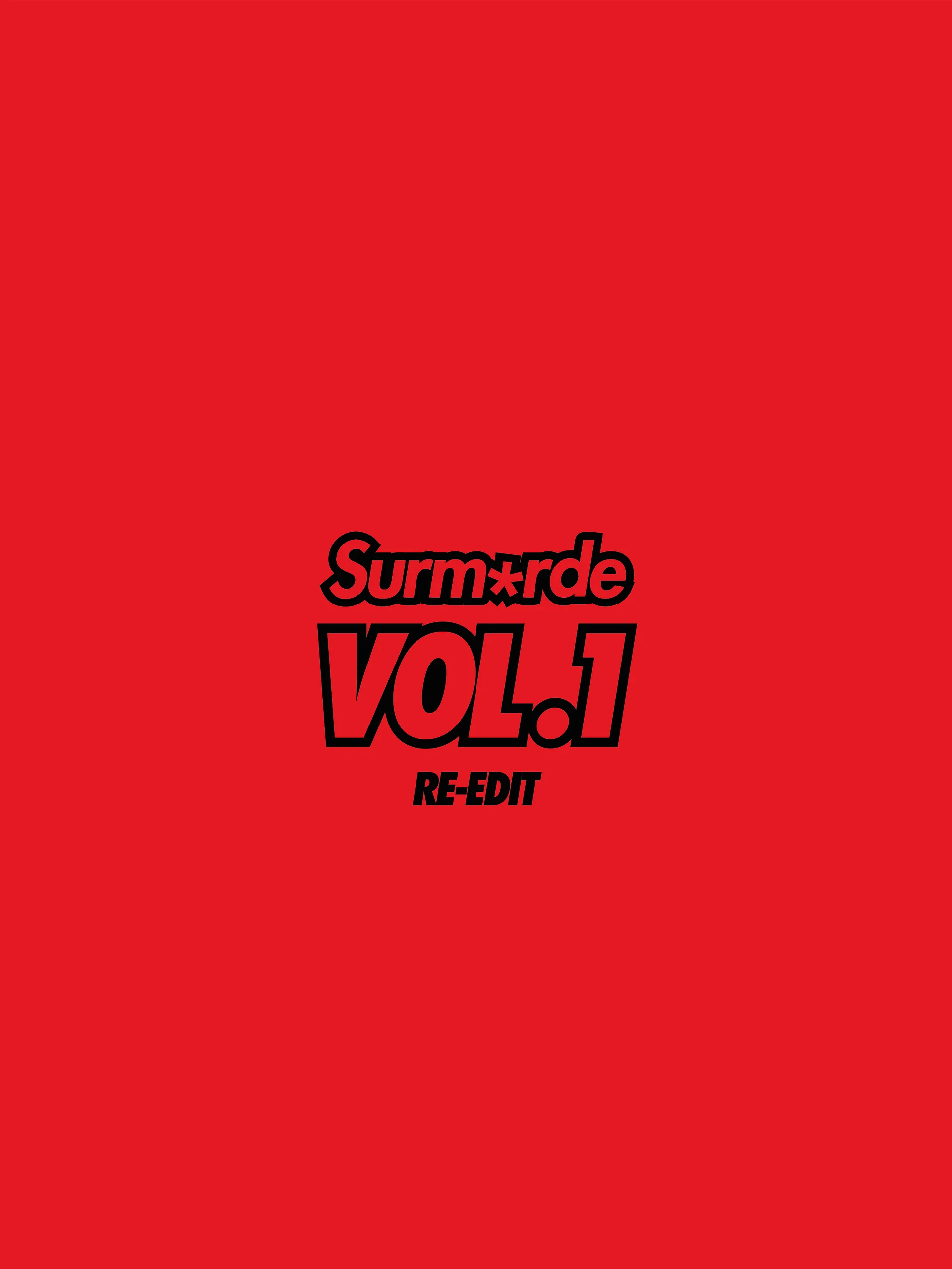 ALBUM "VOL.1 RE-EDIT" — SURM*RDE product image (1)