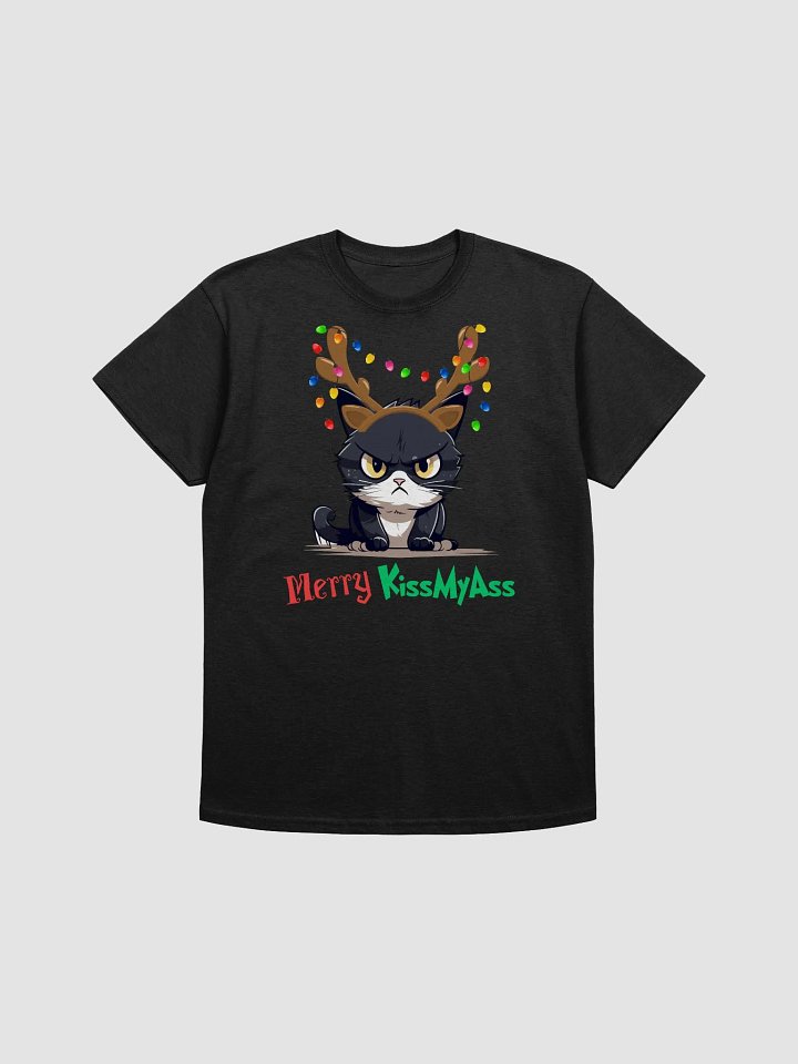 Merry KissMyAss - Funny Christmas Shirt - Cat product image (1)