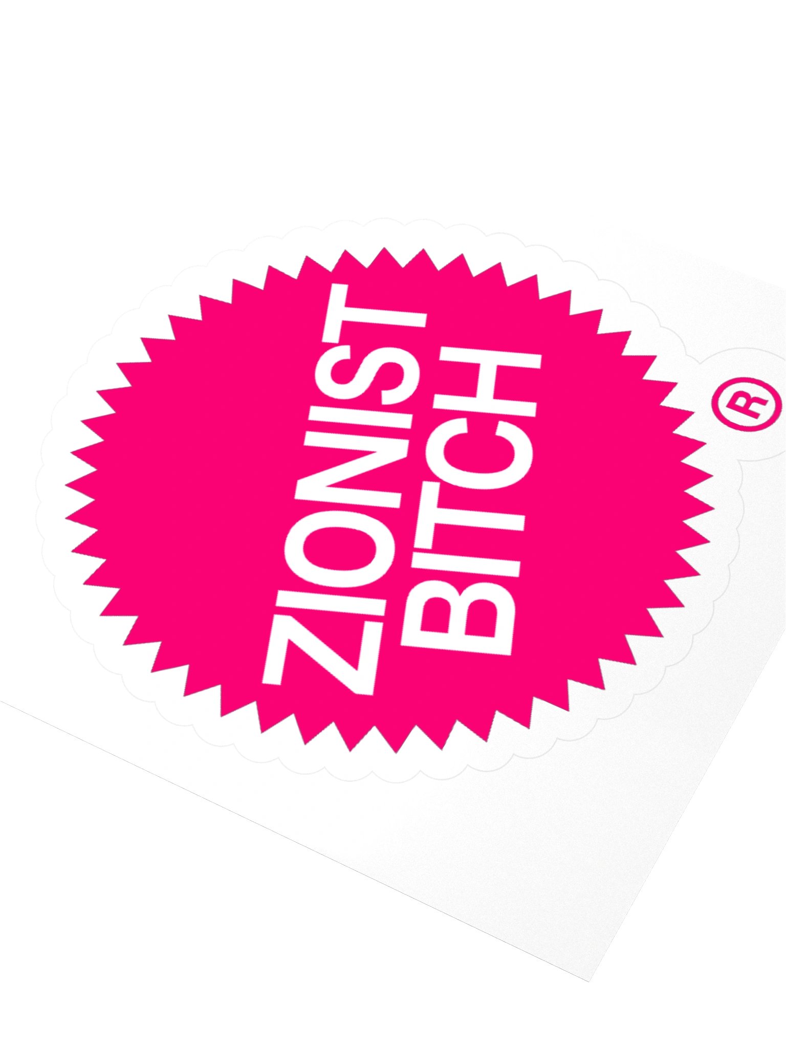 Zionist Bitch Sticker (Label) product image (7)