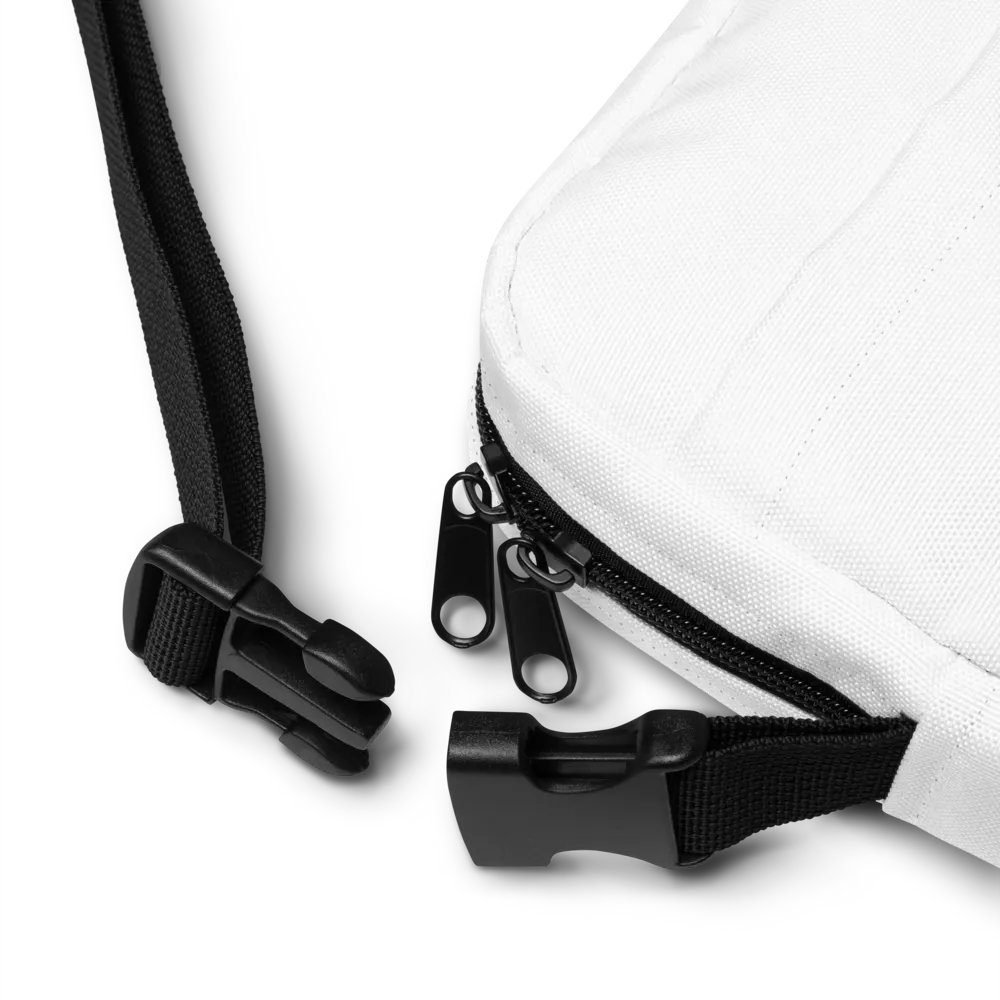 TDS Music White Crossbody Bag with All-Over Musical Print product image (6)