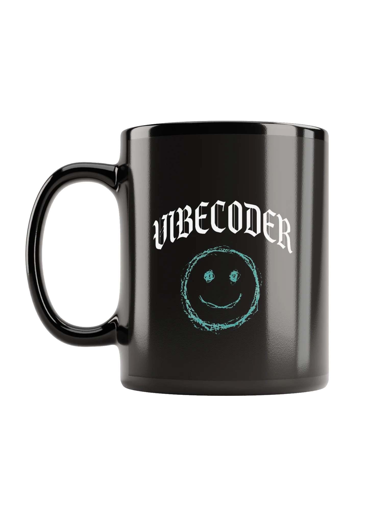 happy & caffeinated vibecoder mug product image (1)