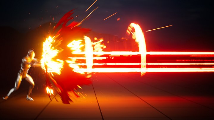 Fireball Shooting Beam FX in Unreal Engine 5.4 Niagara | Download Files product image (1)