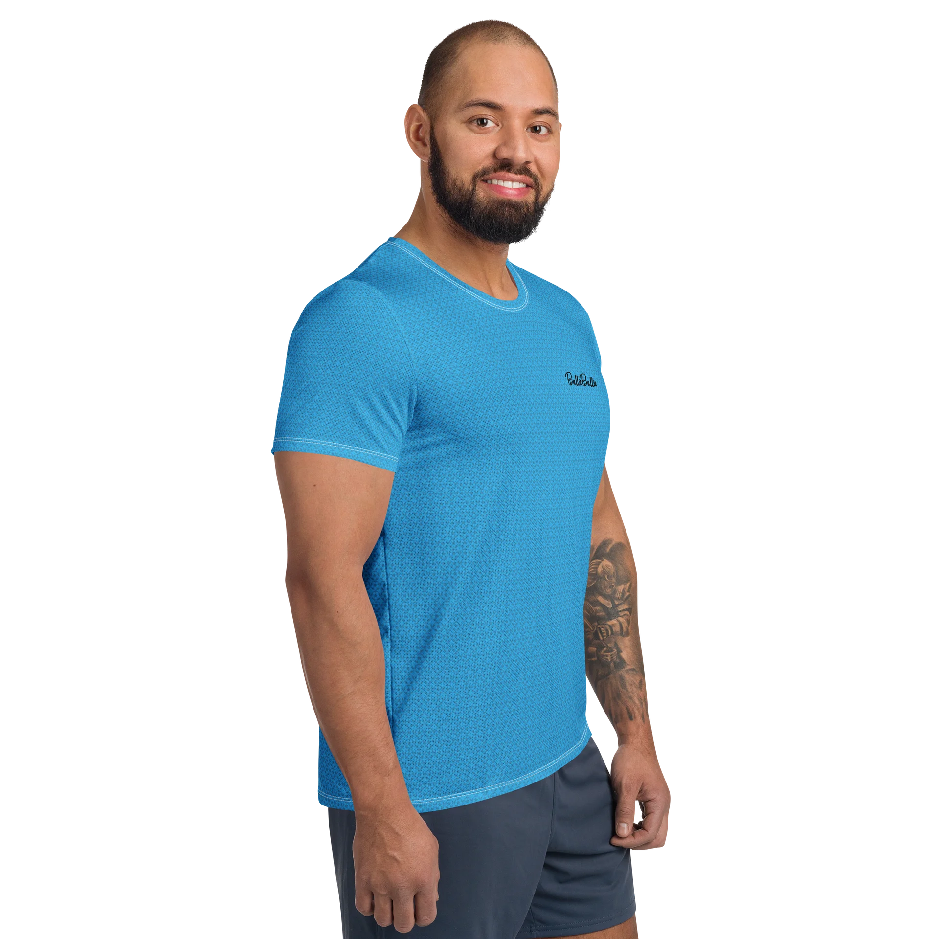 Sportshirt Deep Sky Blue product image (4)