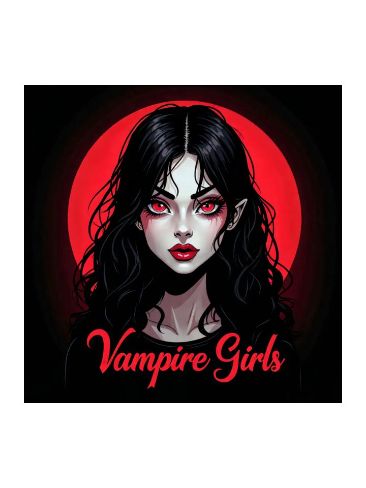 Vampire Girls Logo Sticker product image (1)