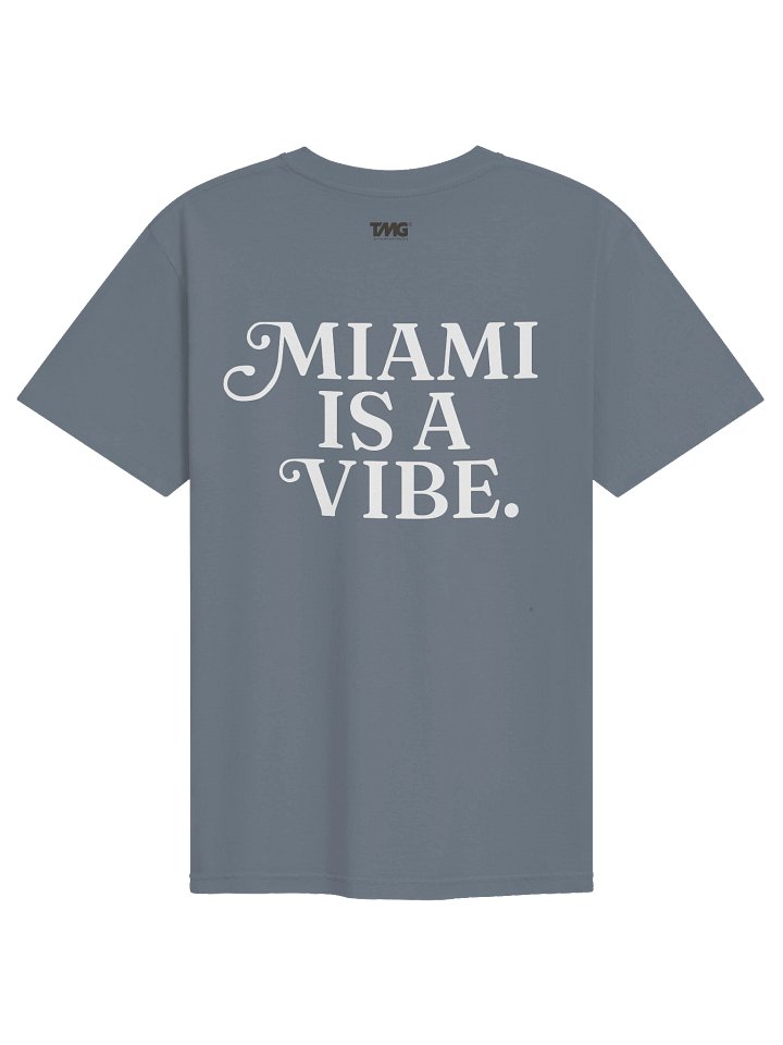 Miami Is A Vibe T-Shirt - Blue Jean/Khaki product image (2)