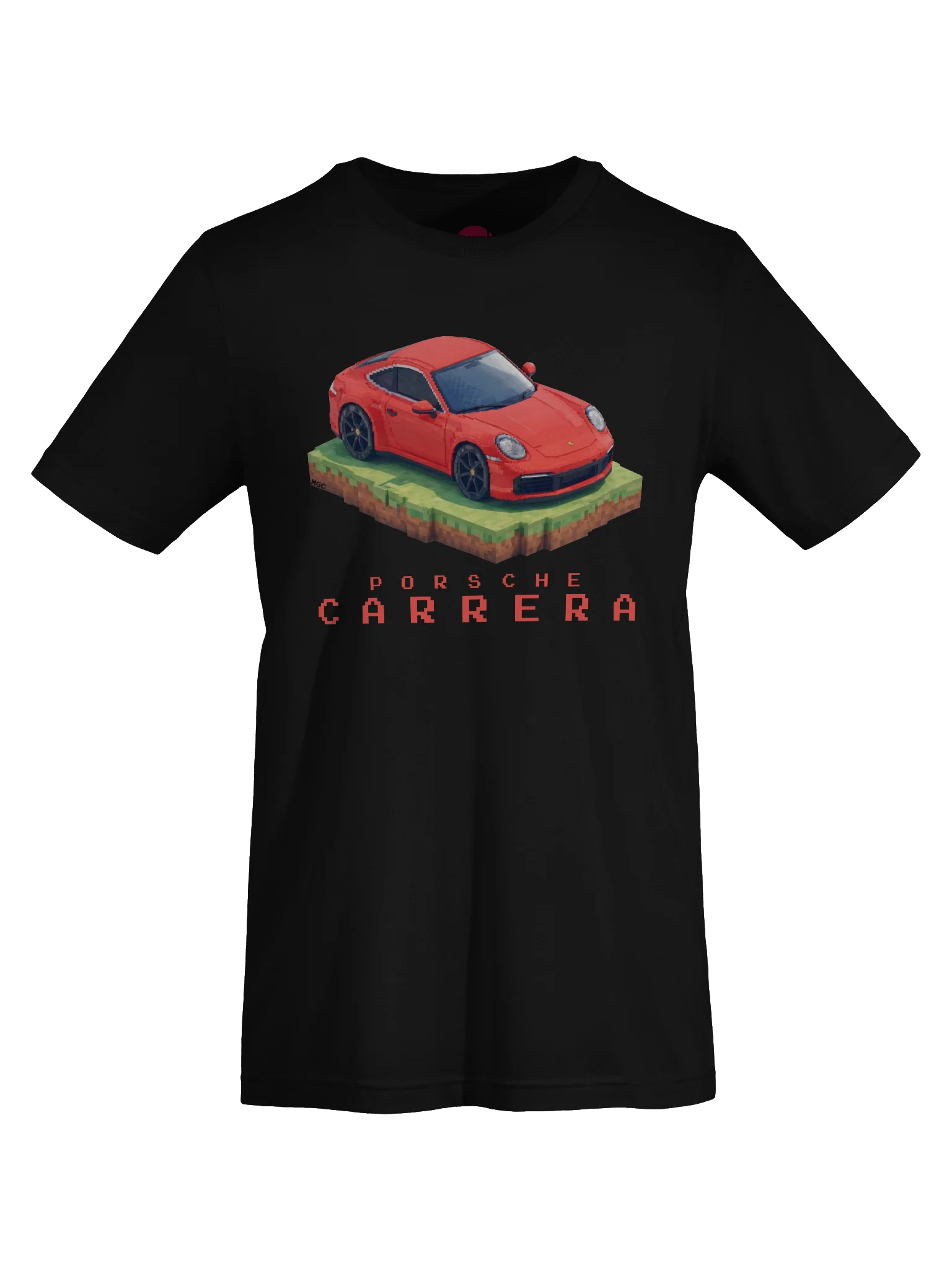 Red Porsche 911 Carrera Shirt (Pixel, Retro, Minecraft) product image (57)