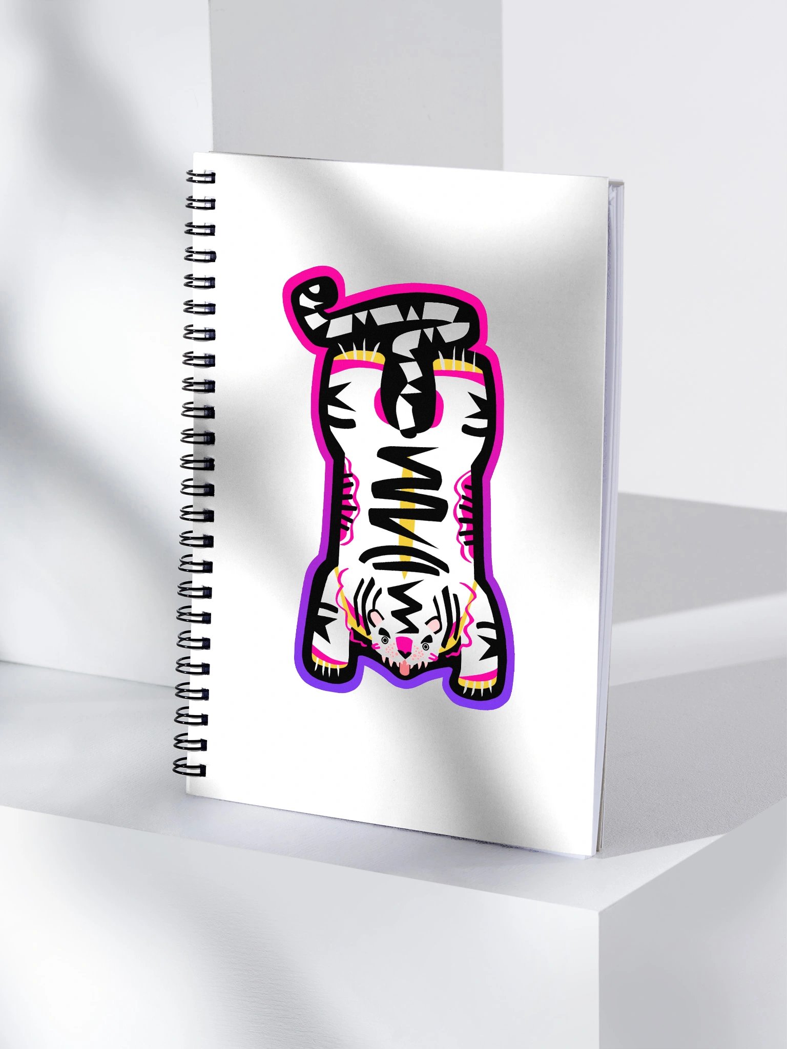 Pink and Purple Tiger Notebook product image (4)