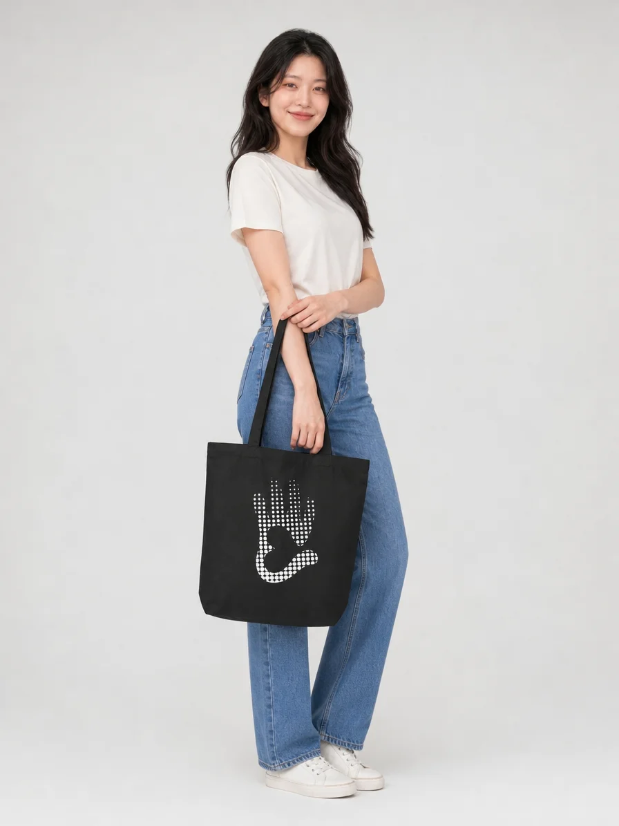 Organic Cotton Tote Bag, LOVE. Timeless Classics product image (1)