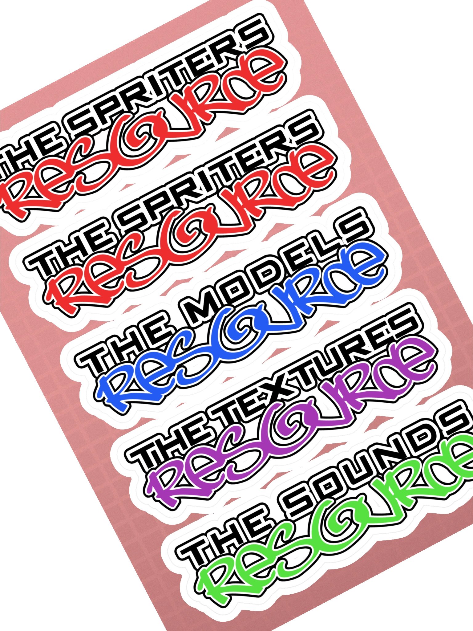 The Spriters Resource Sticker Multi-Pack product image (1)