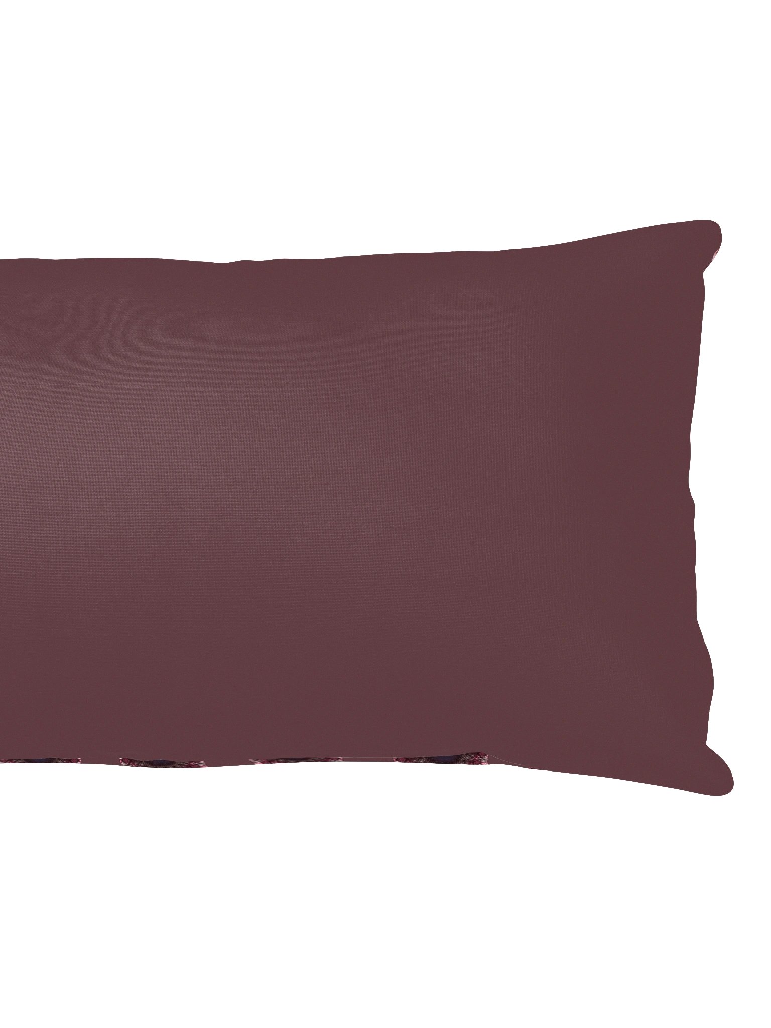 Emberlace Oval – Maroon & Pink Mandala Accent Pillow product image (4)