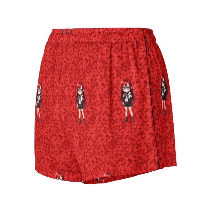 (Red CHIBI) K Women's Pajama Shorts product image (2)