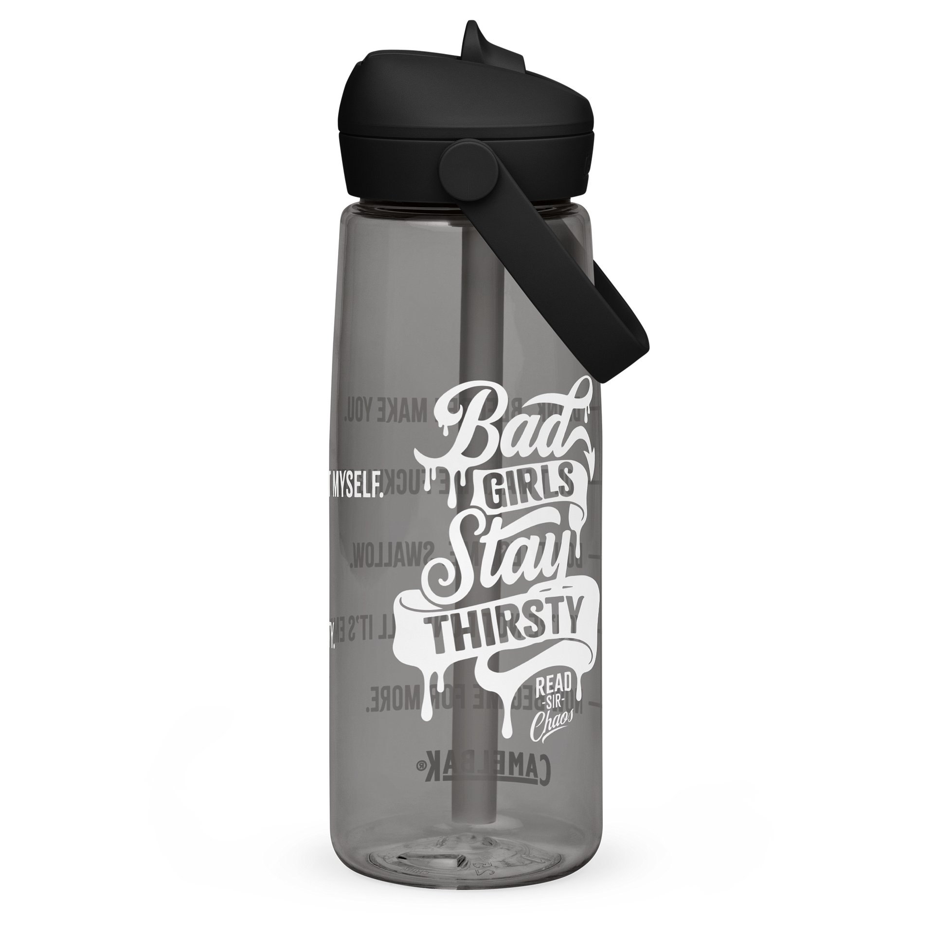 Bad Girls Stay Thirsty Flip Straw Bottle product image (12)