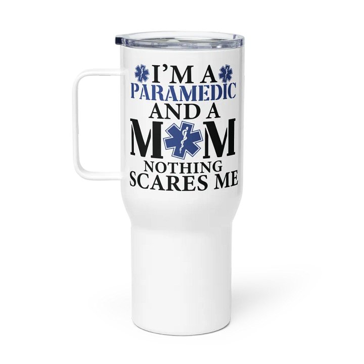 Paramedic Mom - Travel Mug w/ Handle product image (1)