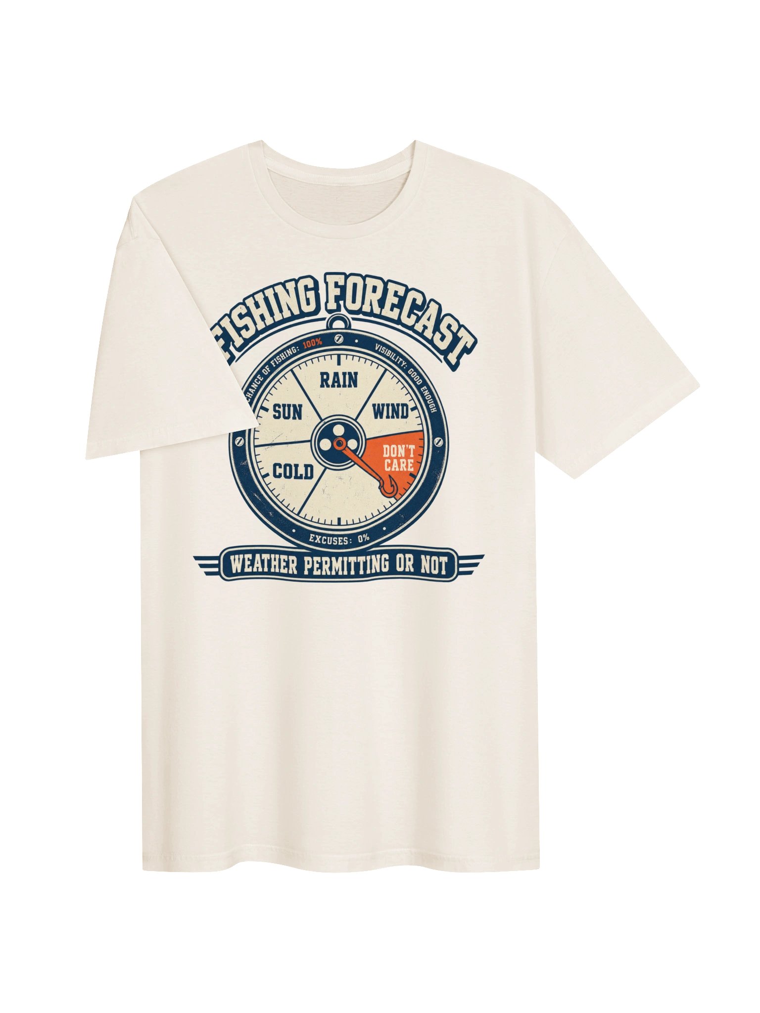 Fishing Forecast — Weather or Not T-Shirt product image (3)