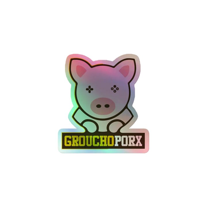 Grouchoporx V2 Holographic Sticker product image (1)