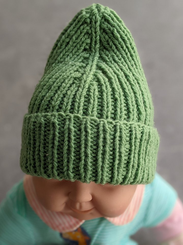 Knit Mountain Infant Baby Hat Pattern product image (2)