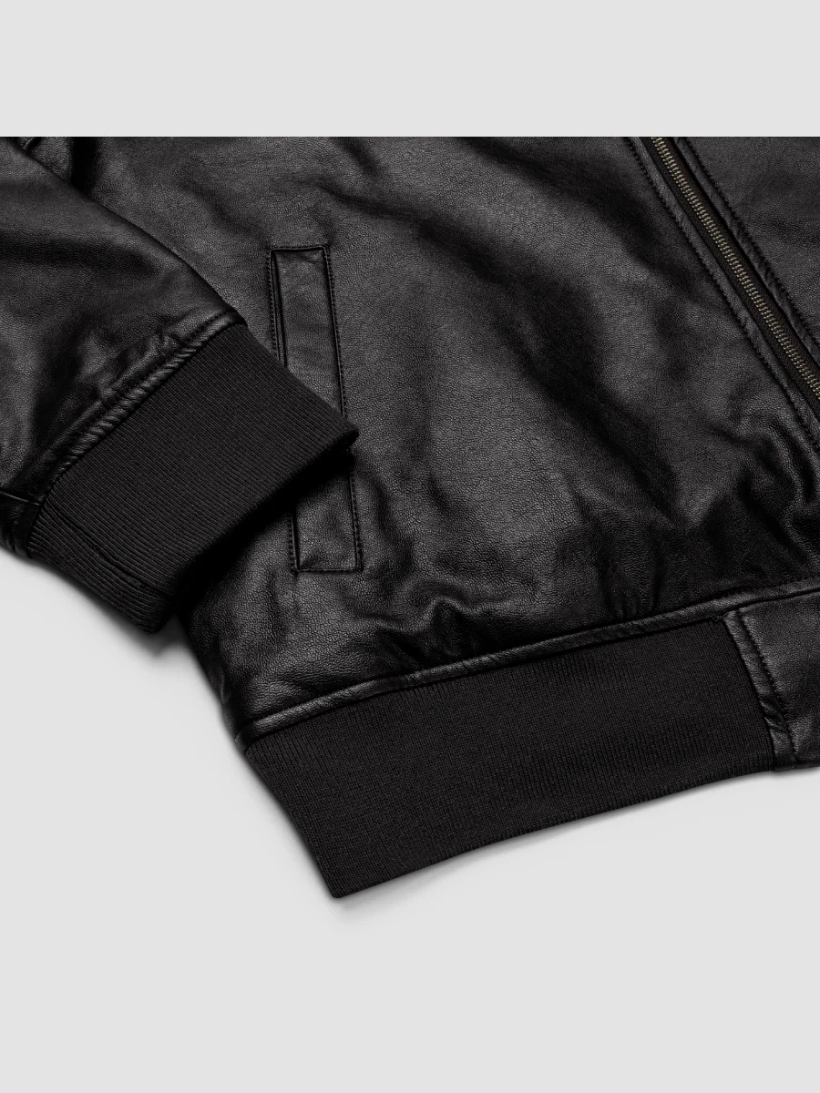 Keisha Out ~ Threadfast Apparel Faux Leather Bomber Jacket product image (9)