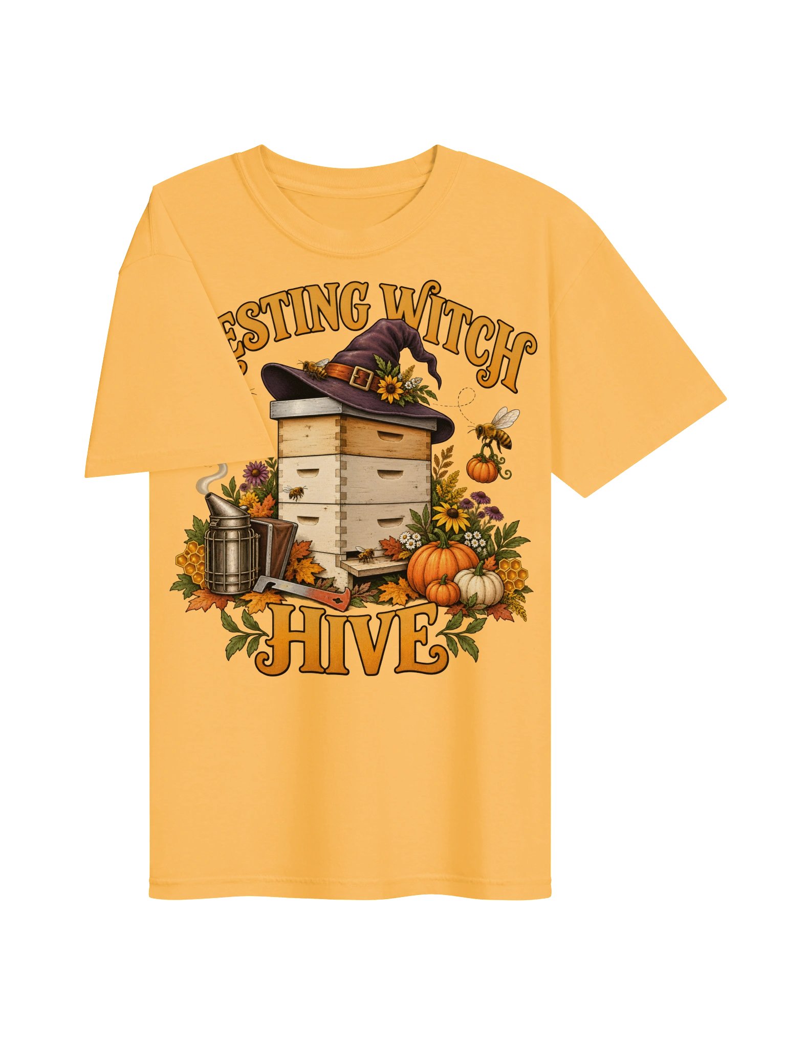Resting Witch Hive | Halloween Beekeeper Shirt product image (3)