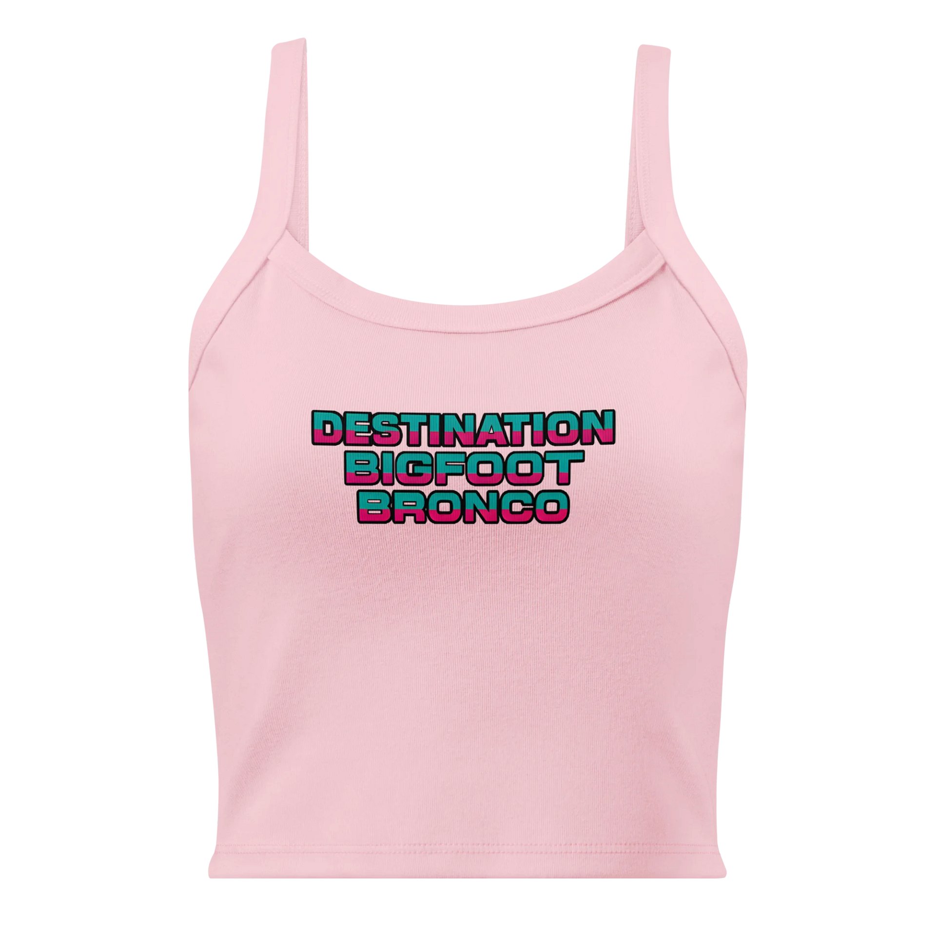 2025 Bronco Beach Bash Ocean City / Destination Bigfoot Bronco Collab | Full Full Frontal Women's Bella + Canvas Micro-Rib Tank Top (Multiple Colors Available) product image (1)