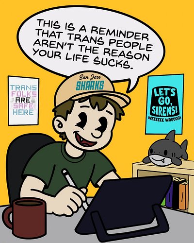 Last week was rough. So here’s a comic to cheer us all up. 

This is your reminder that equal rights doesn’t mean more for me...