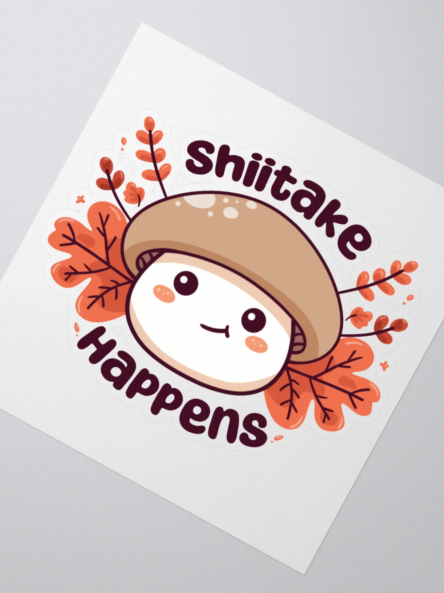*Limited Time* Shiitake Happens Sticker product image (2)