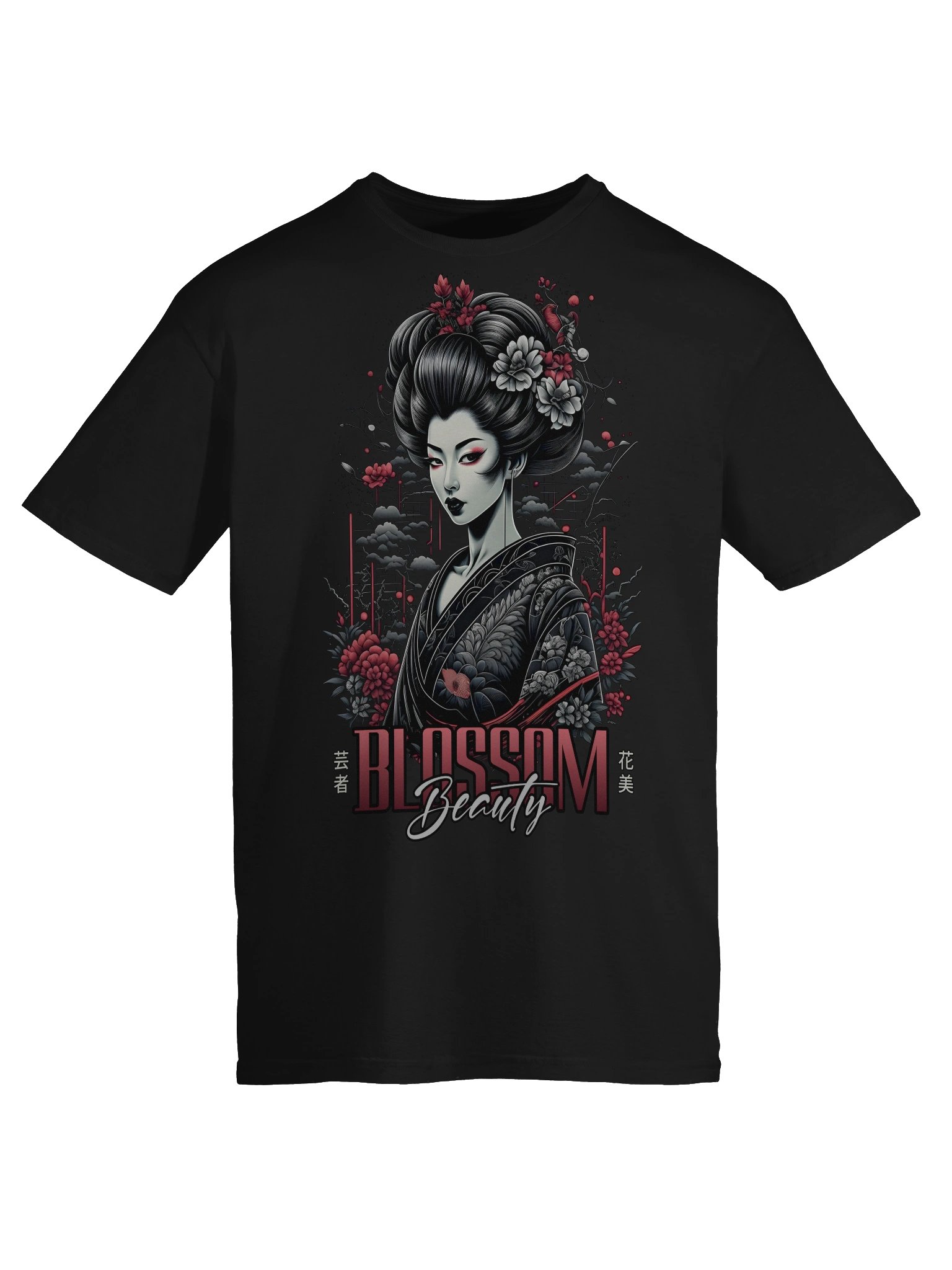 Blossom Beauty Geisha T-Shirt - Gildan Softstyle product image (6)