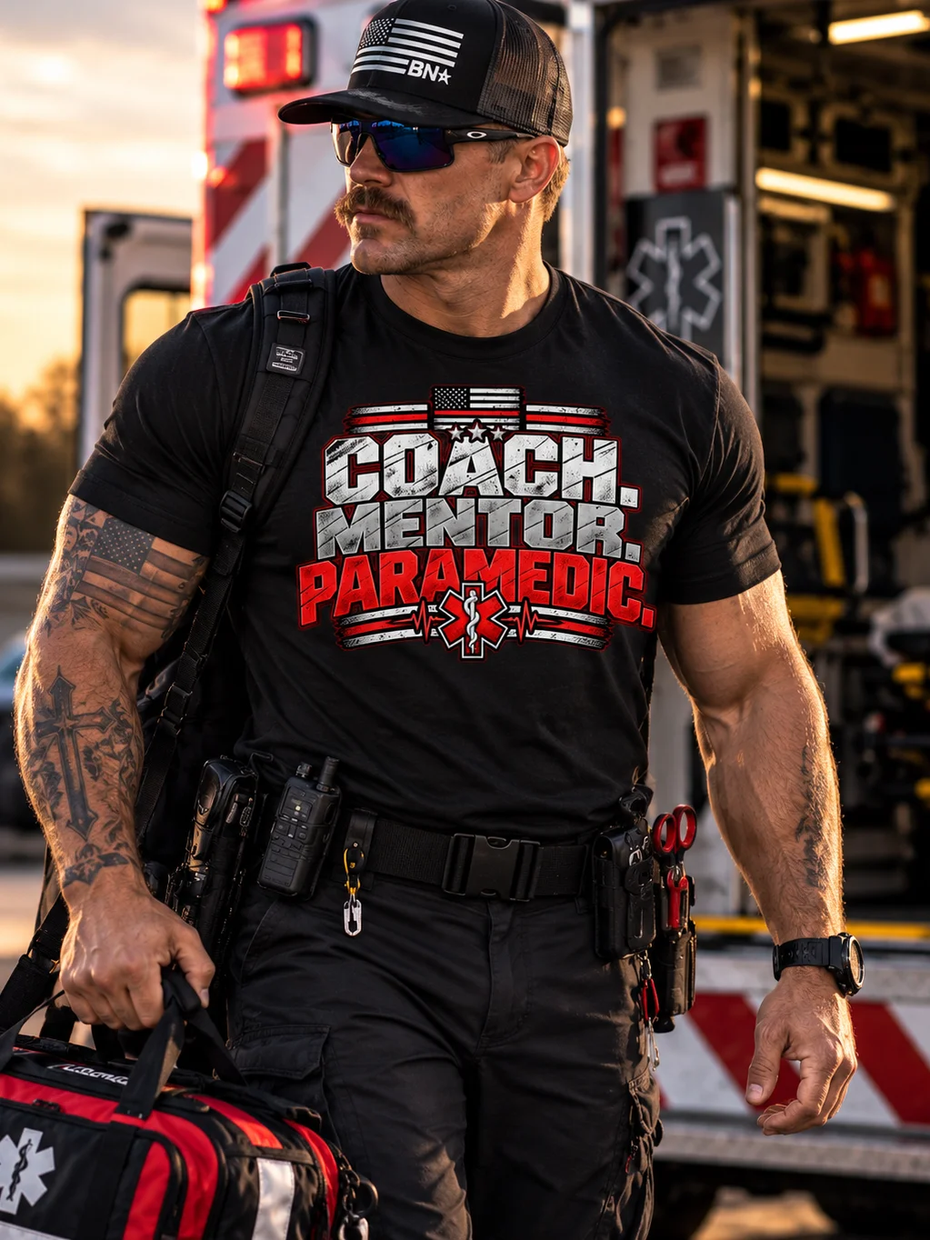 Coach. Mentor. Paramedic. | Service & Honor Tee product image (11)
