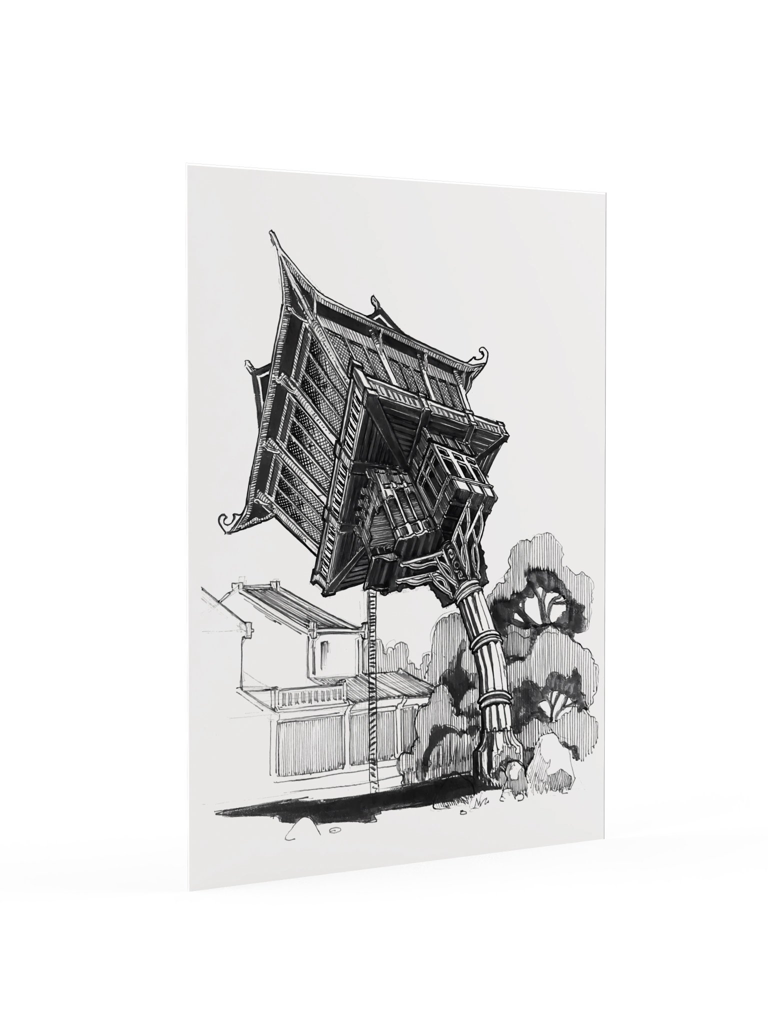 Inktober art. “Flimsy" (Poster) product image (2)