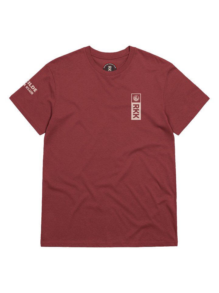 Red Organic Cotton T-Shirt, Unisex, RKK Logo product image (1)