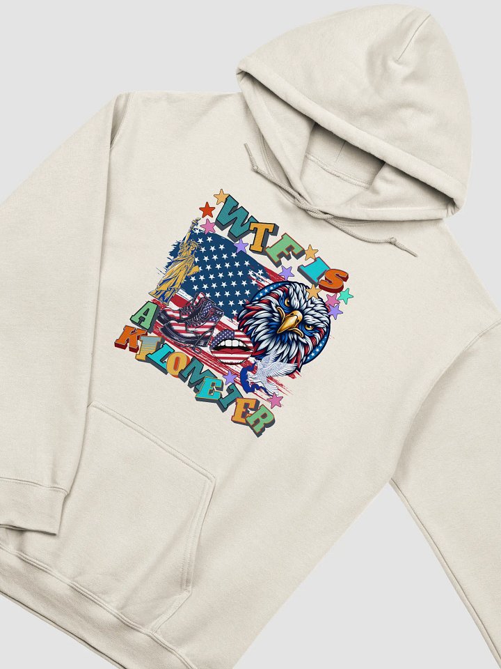 WTF Is A Kilometer American Pride Hoodie product image (2)