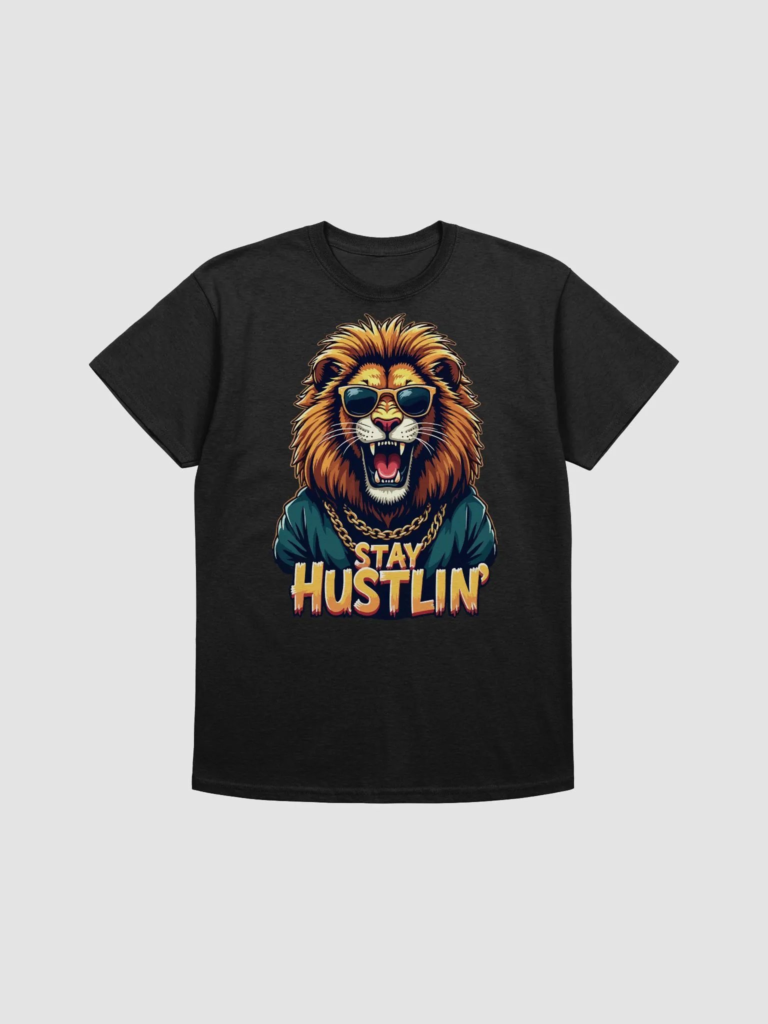 Stay Hustlin' Lion T-Shirt product image (1)