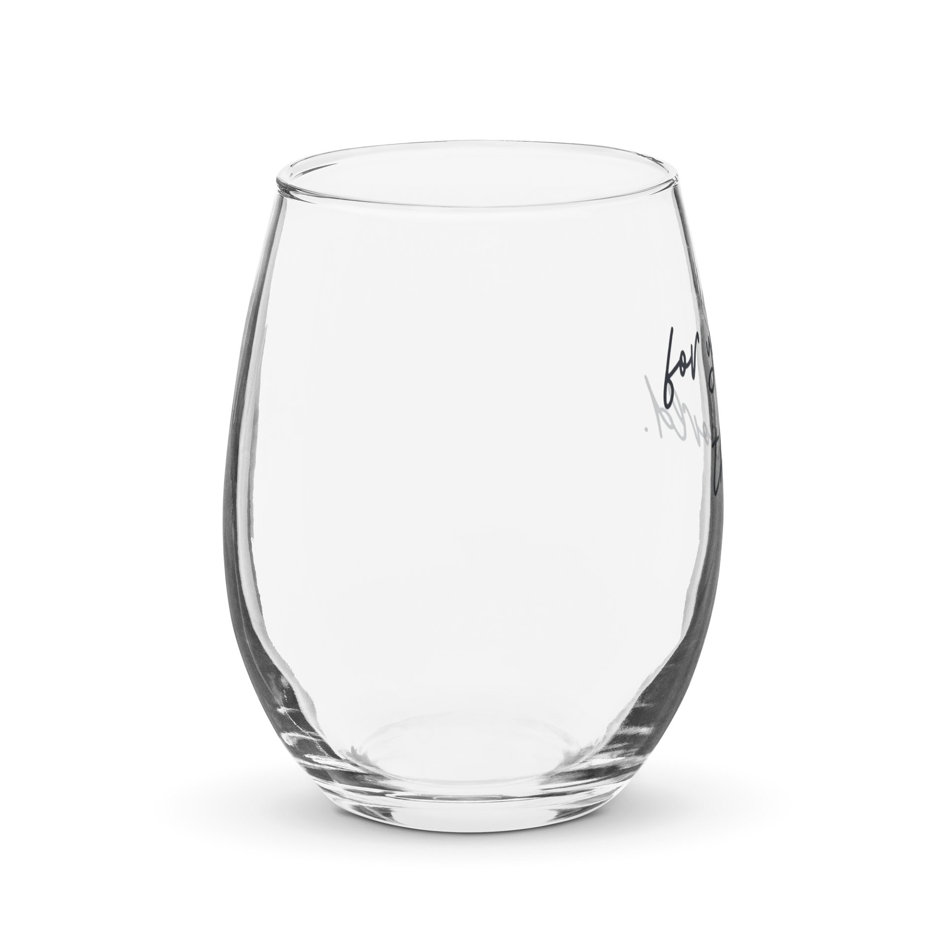 "for you?" Stemless Wine Glass product image (5)
