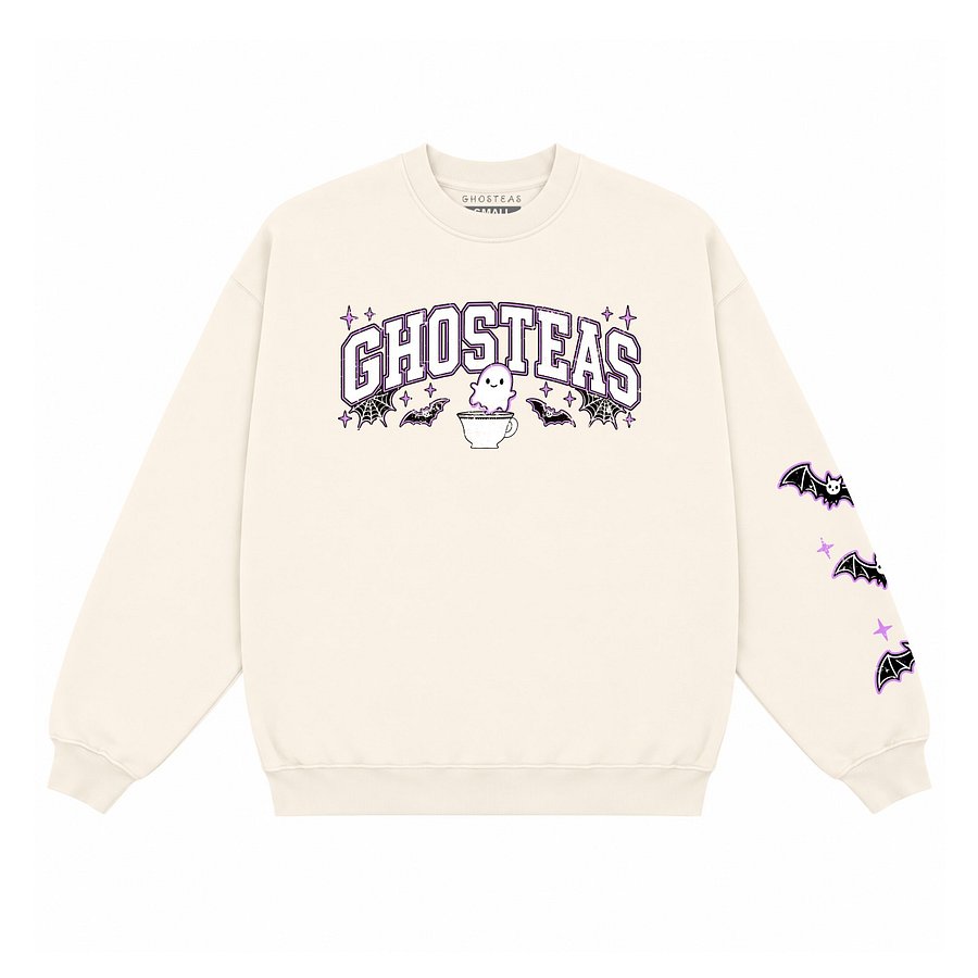 Haunted Tea Crewneck - Cream product image (1)