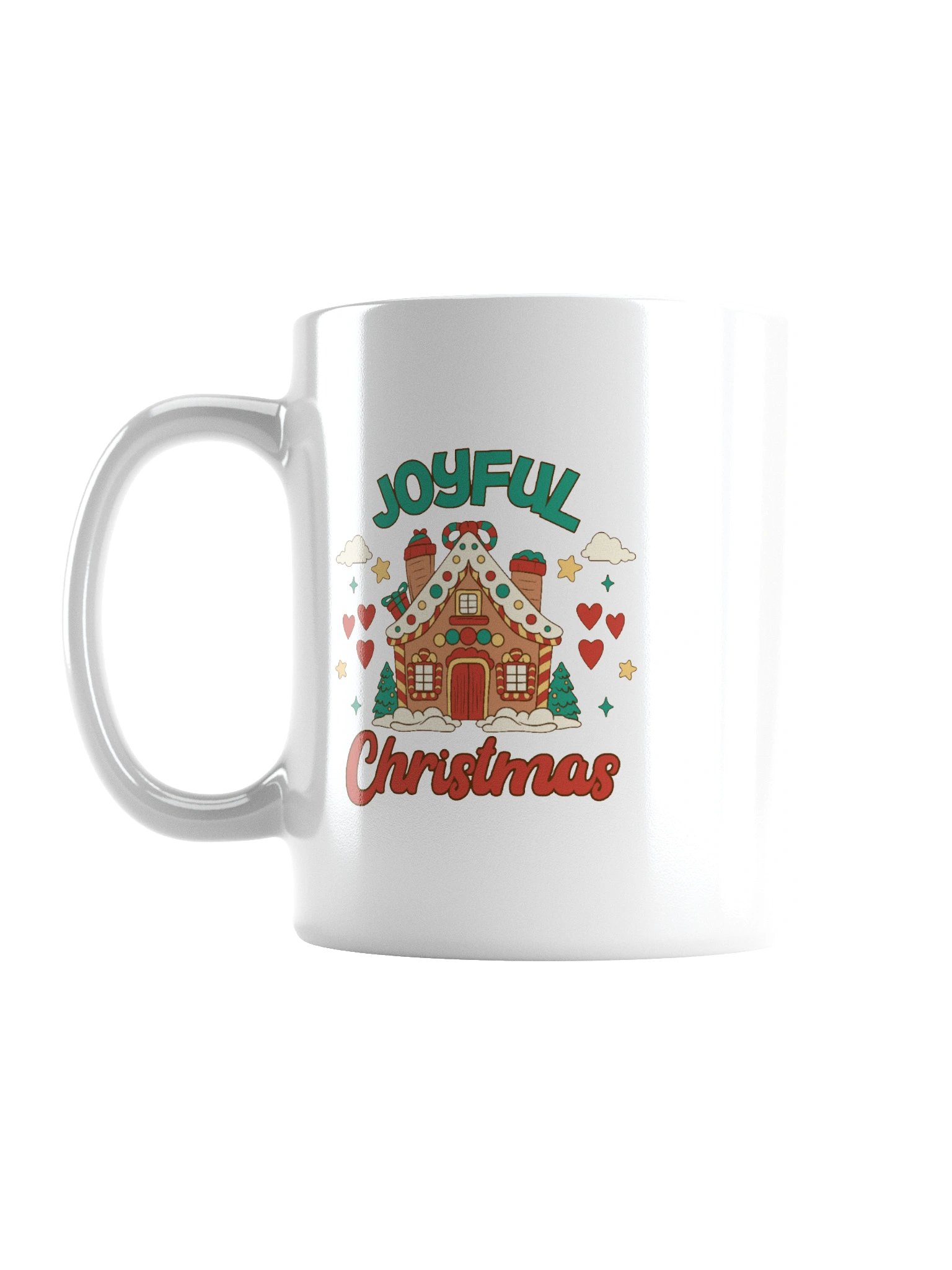 Festive Joyful Christmas Coffee Mug for Holiday Cheer product image (1)
