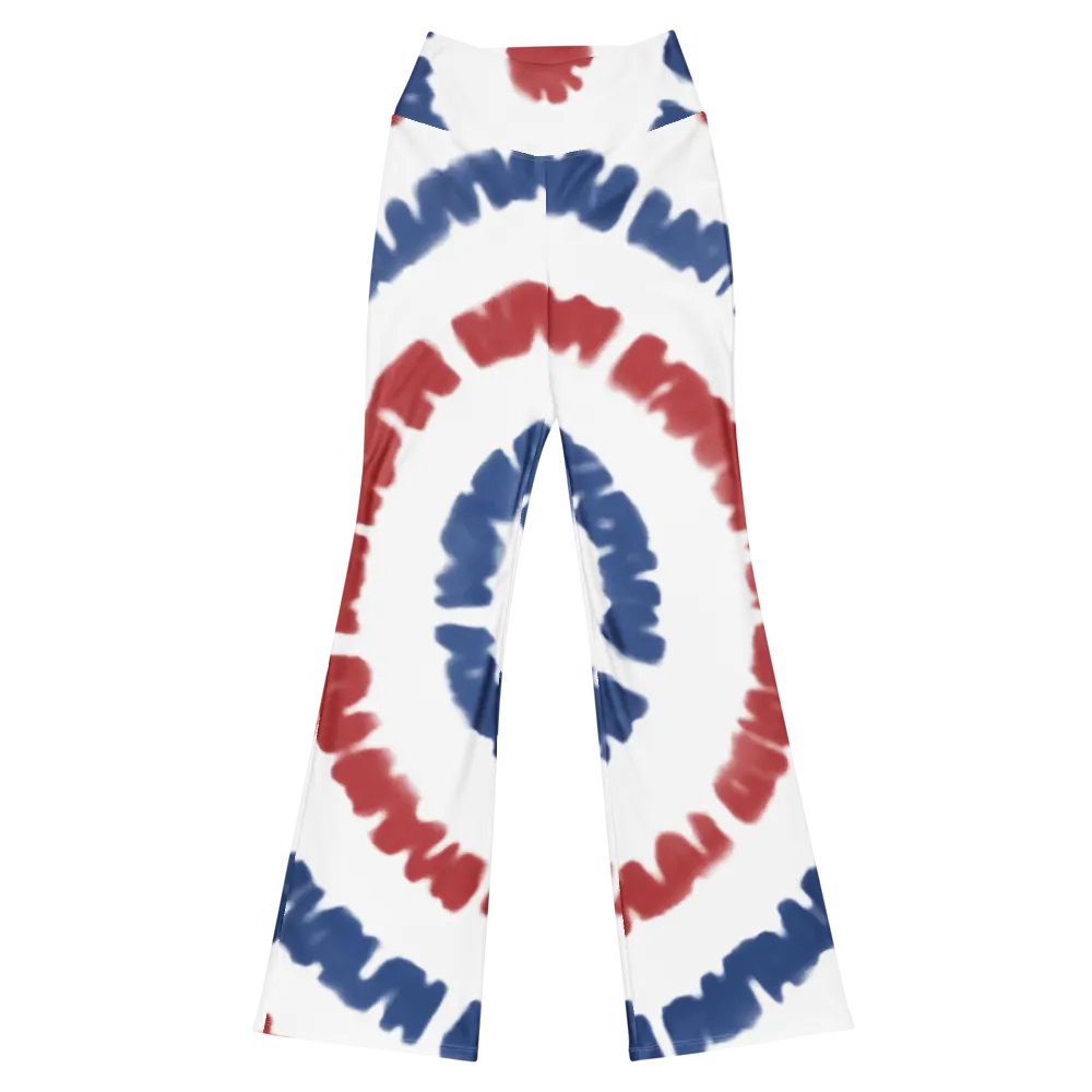 Vibrant Spiral Flare Leggings product image (6)