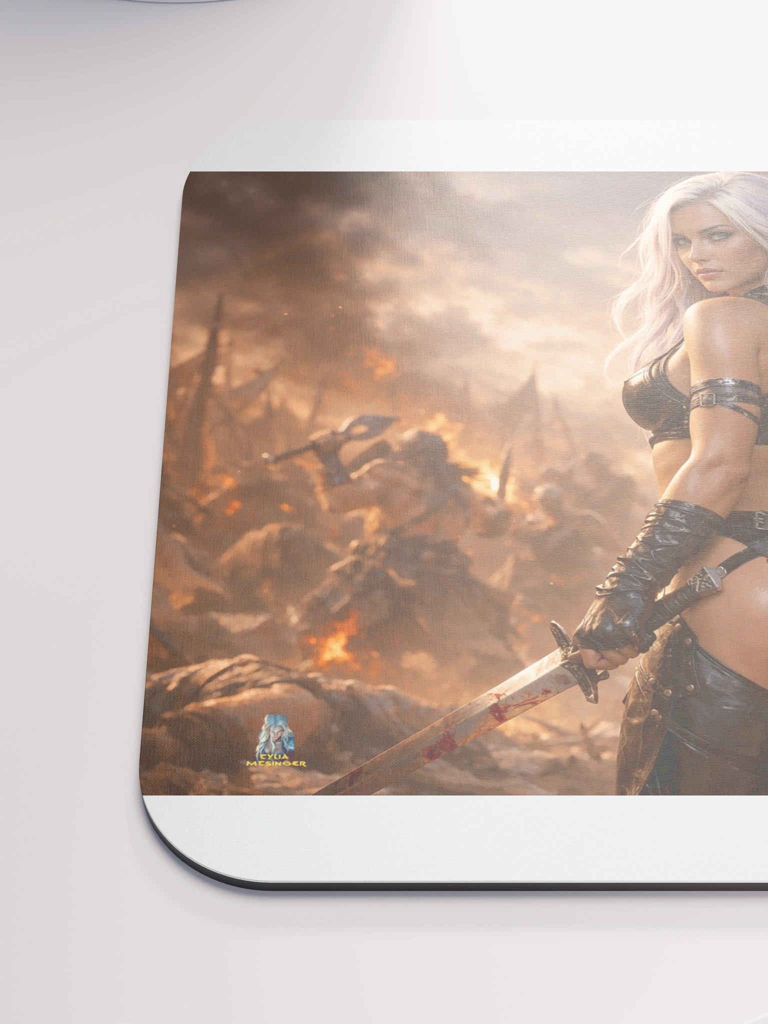 Tylia: Battle Queen mouse pad product image (6)