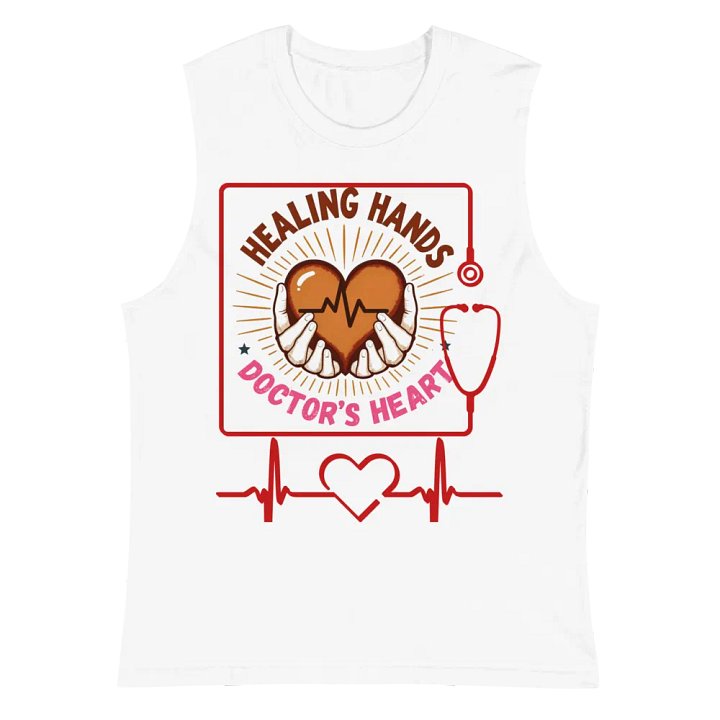 Healing Hands Doctor's Heart Muscle Tank product image (6)