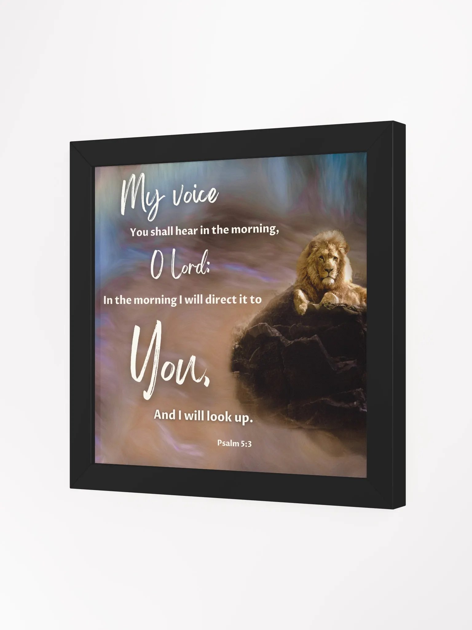 My Voice You Shall Hear ... Framed Print product image (2)