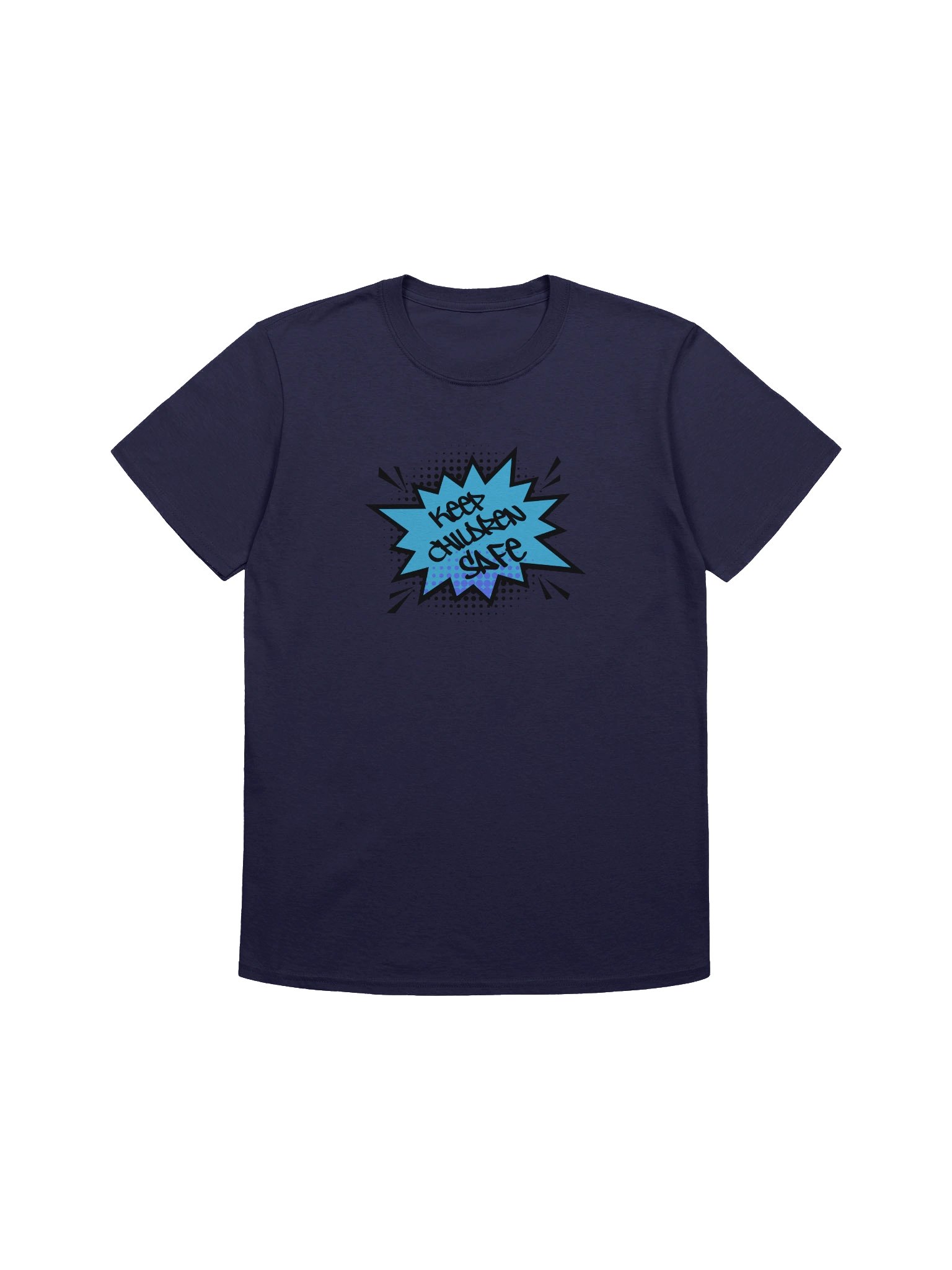 KEEP CHILDREN SAFE — Cartoon Graphic Tee product image (1)