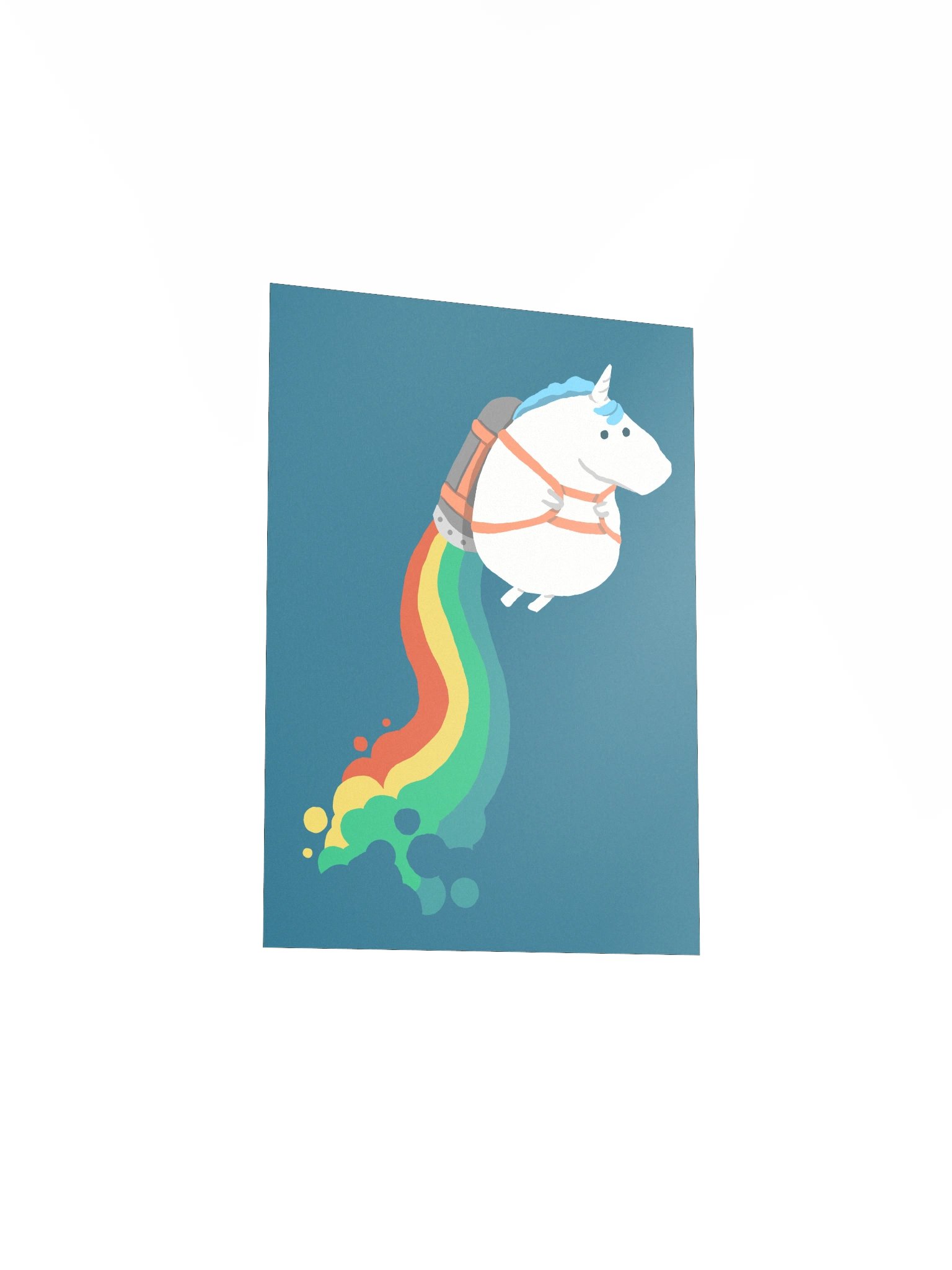Flying unicorn art print product image (19)