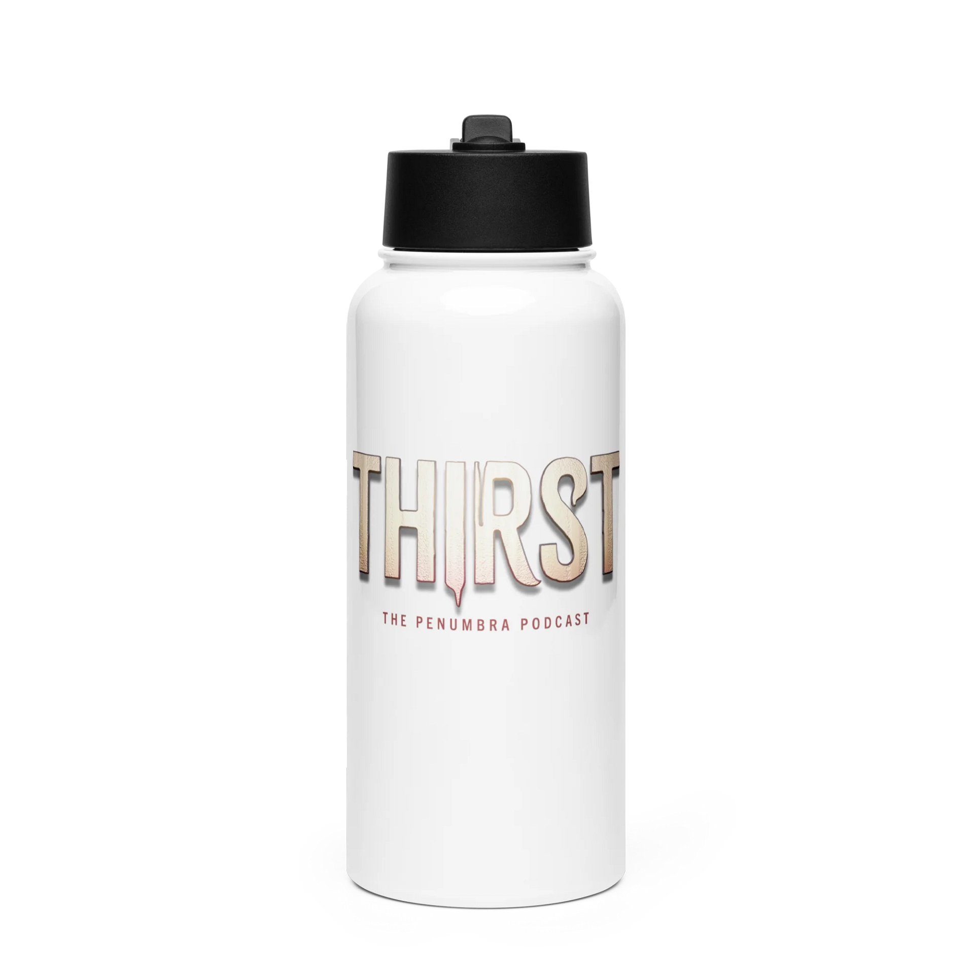 THIRST Stainless Steel Water Bottle with Straw Lid product image (1)