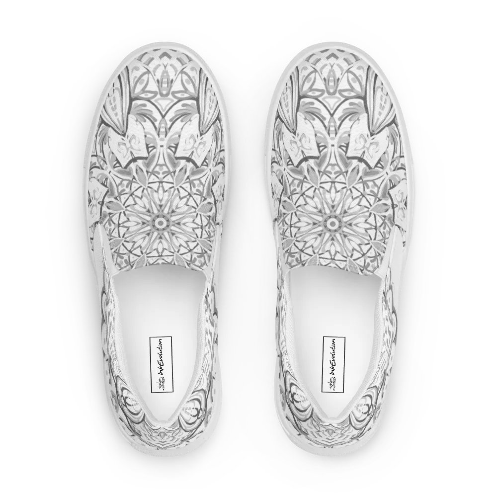 Monochrome Mandala Slip-Ons product image (4)