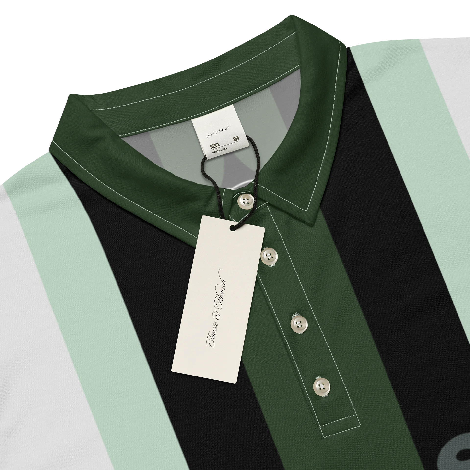 F&F Stripe Slim Fit Polo Shirt product image (4)