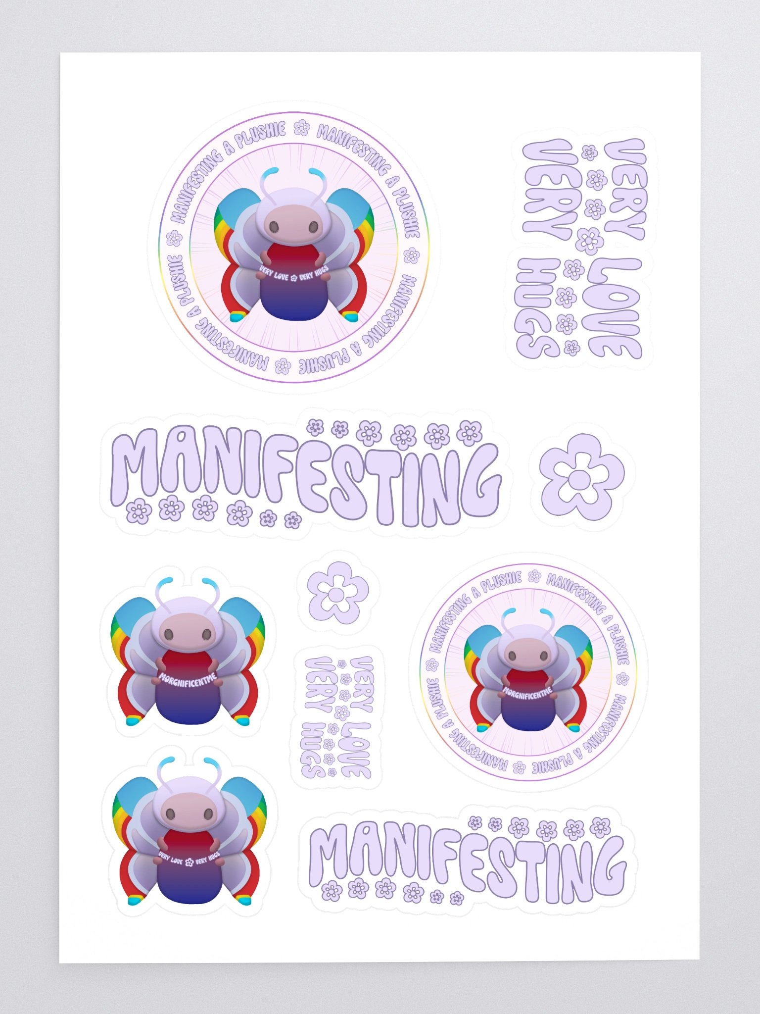 Manifesting a Plushie Sticker Set - Cute n' Cozy Collection product image (3)