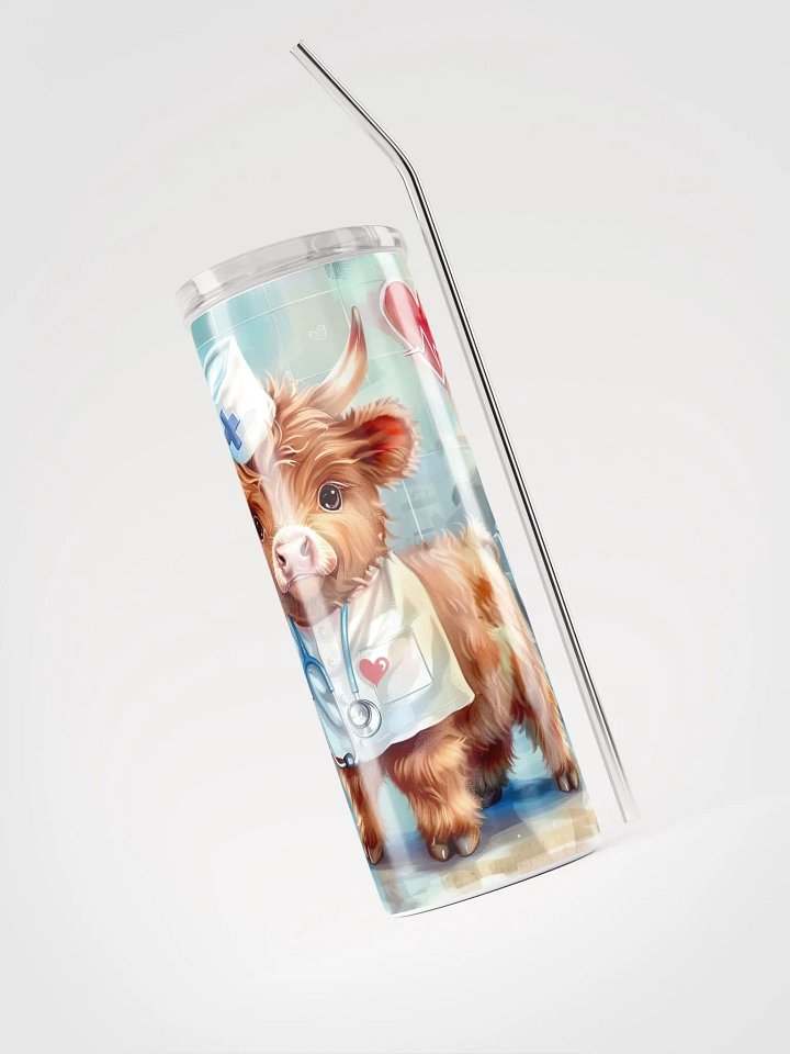 Nurse Cow Stainless Steel Tumbler product image (2)