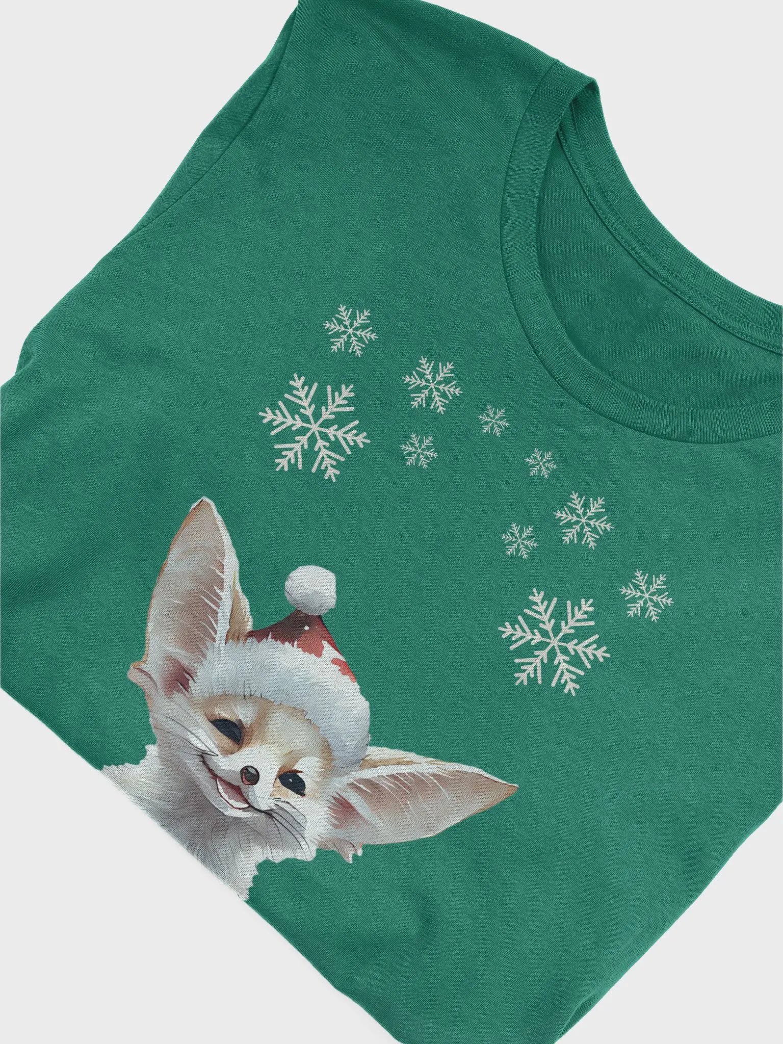 Santa Fennec Fox Christmas T-Shirt product image (3)
