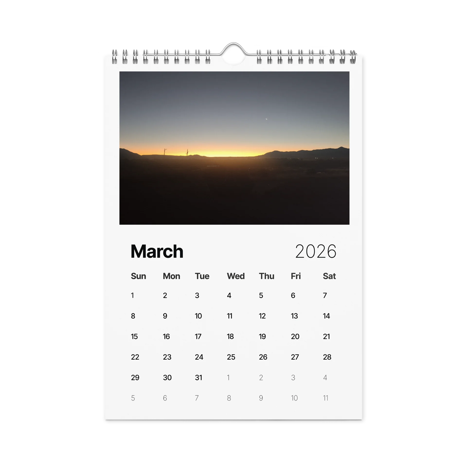 Valley of Fires Wall calendar product image (9)