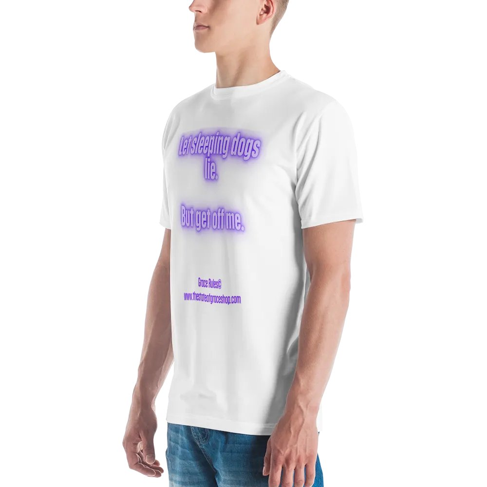 FUNNY TEES 4 U FOR MEN - “Let sleeping dogs lie. But get off me.” product image (5)