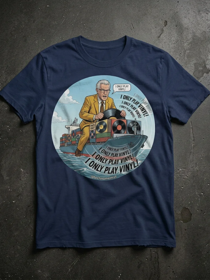 I Only Play Vinyl! Shirt product image (1)