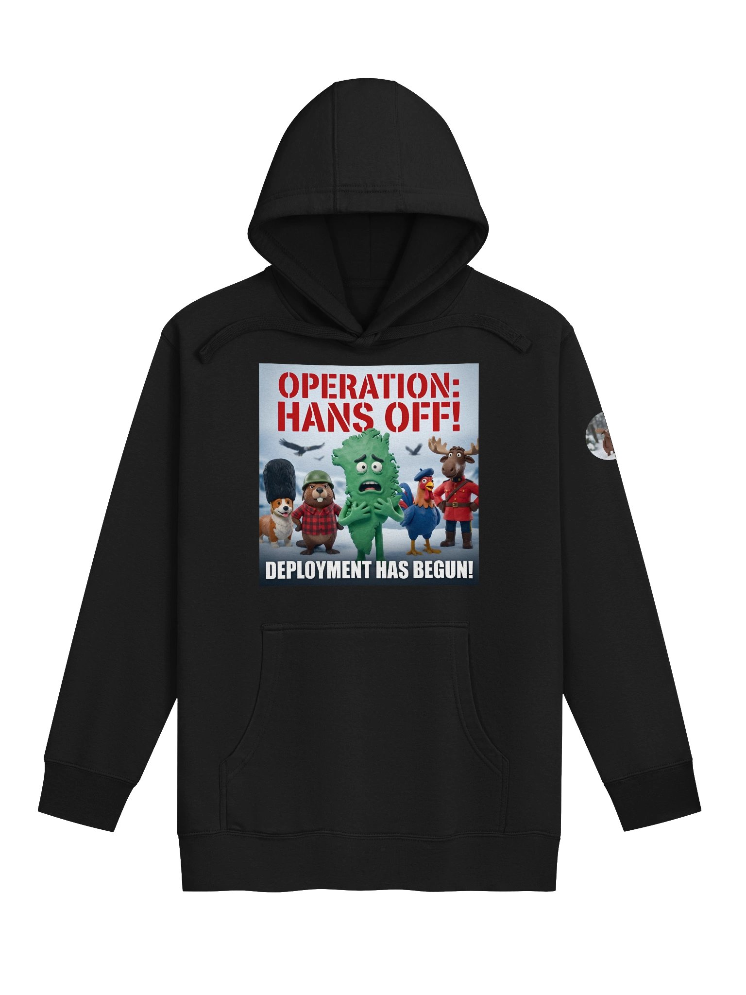 Operation: Hans Off! | Character Lineup Hoodie (Black) product image (1)